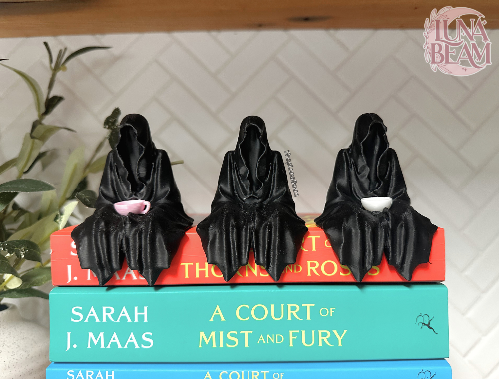 Mysterious Hooded Figurine Luna Beam Creations