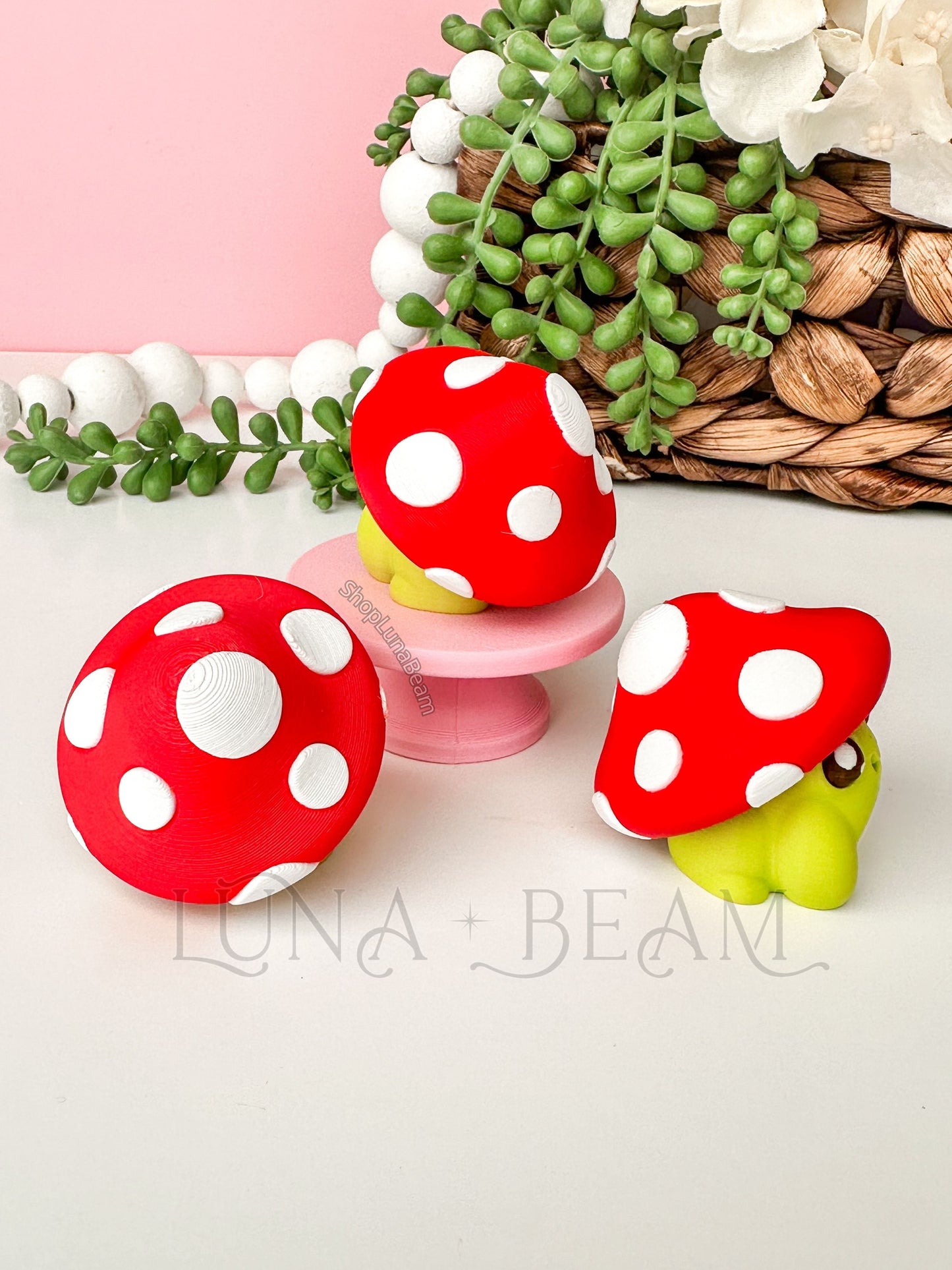 Mushroom Frog Clicky Fidget Luna Beam Creations
