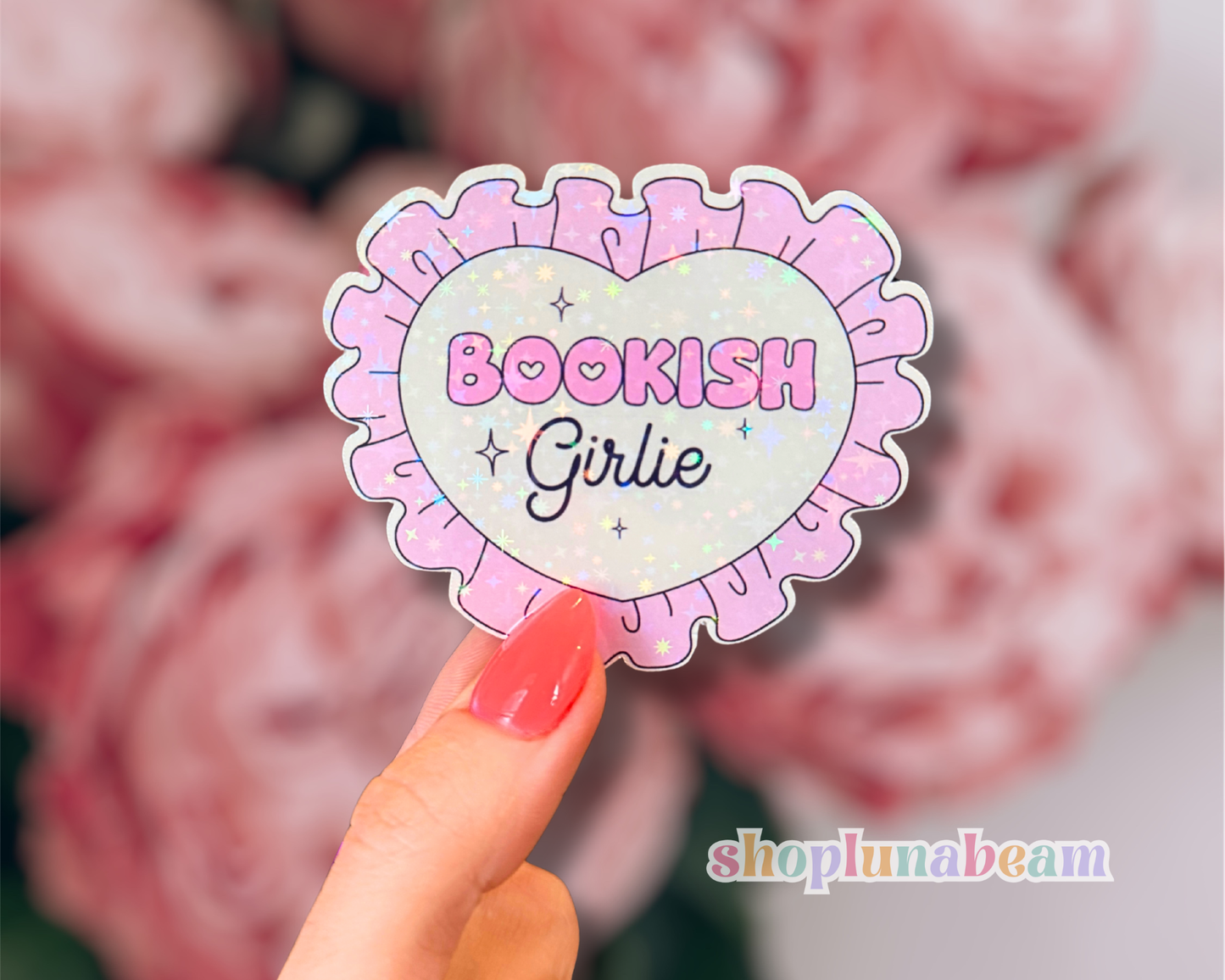 Bookish Girlie Sticker