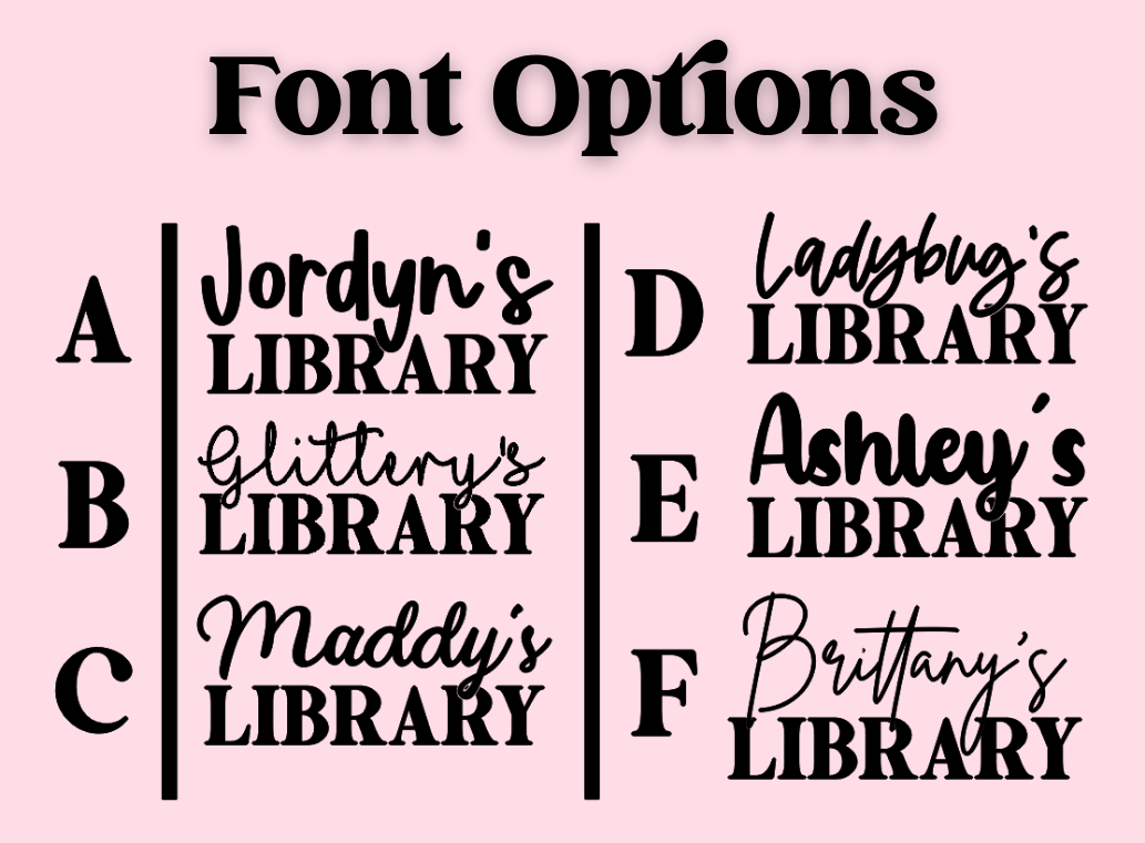 Custom Engraved Dragon Library Sign