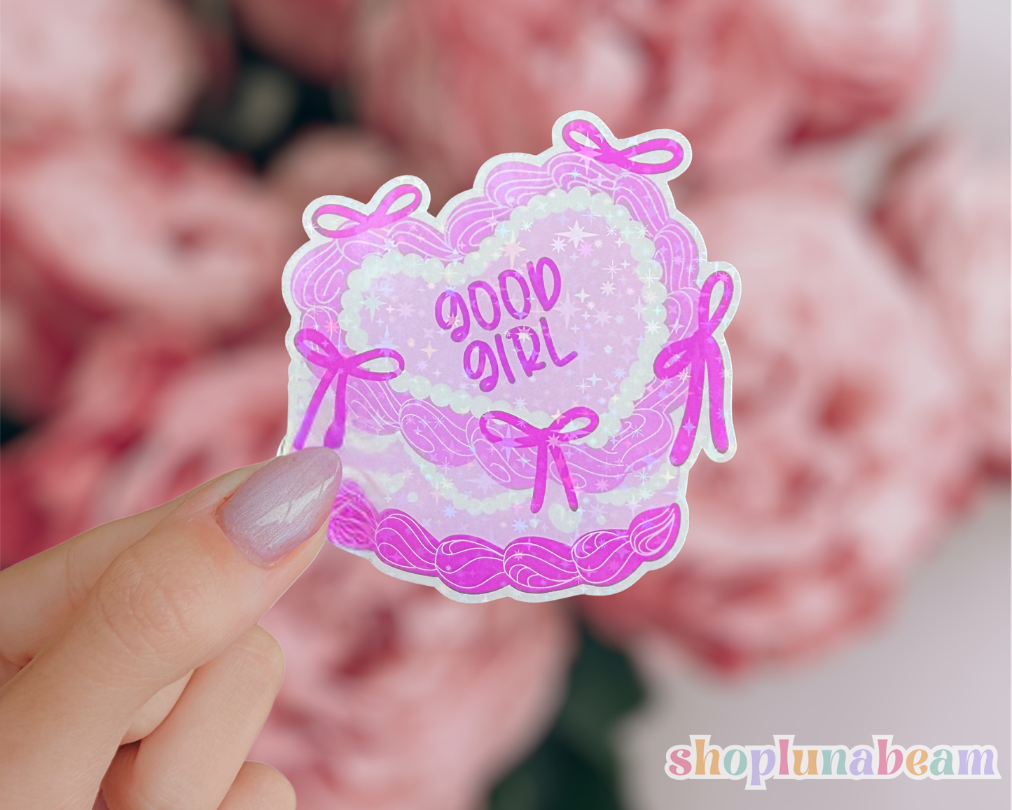 Good Girl Cake Sticker