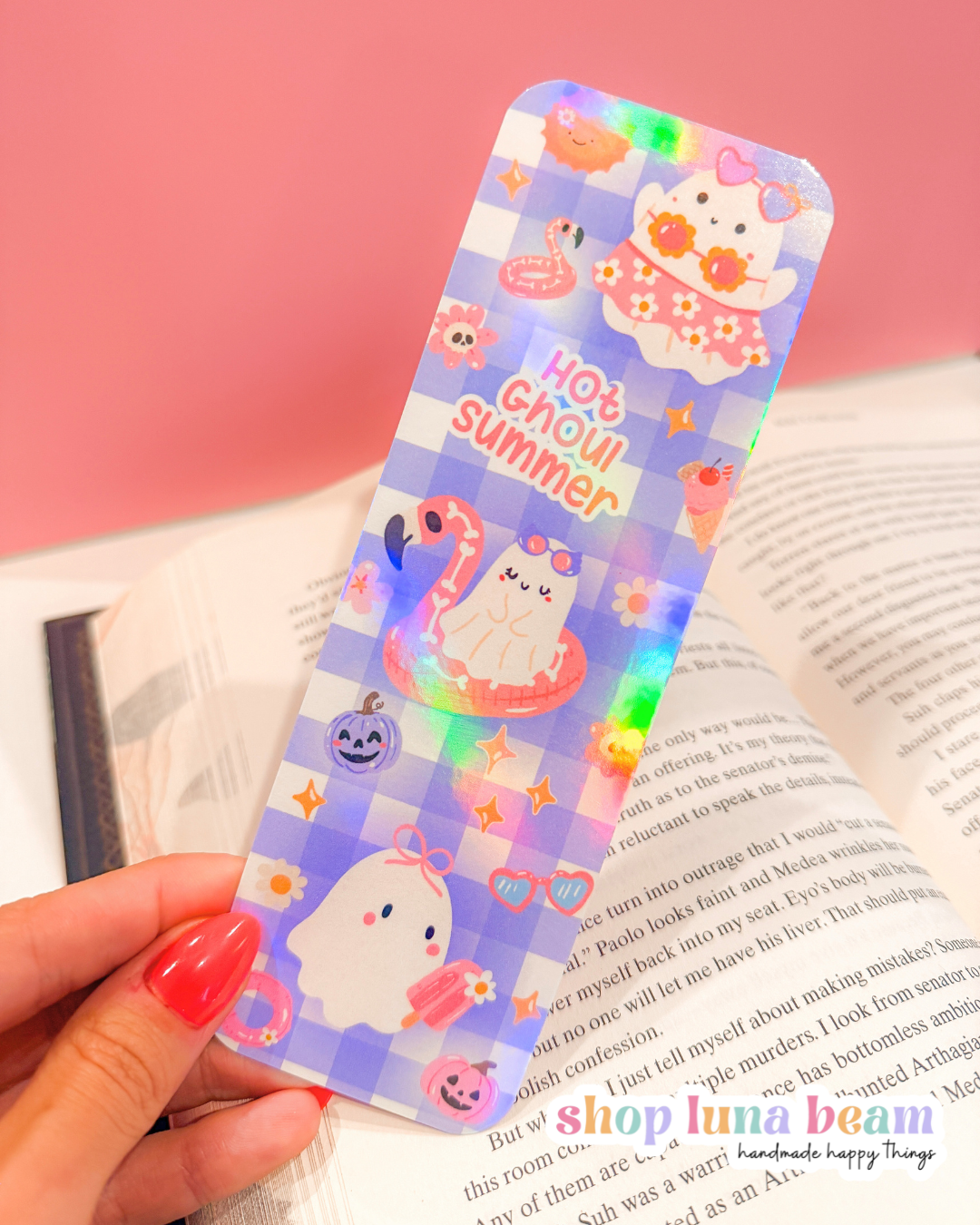 Hot Ghoul Summer Bookmark