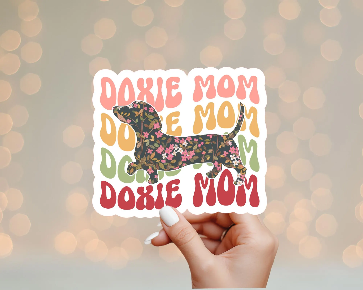 Doxie Mom Sticker