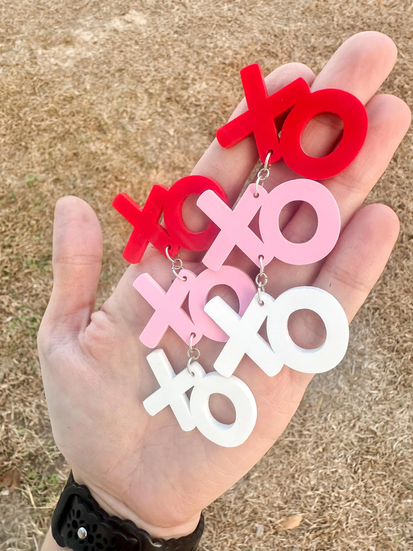 XO Valentine's Dangle Earrings