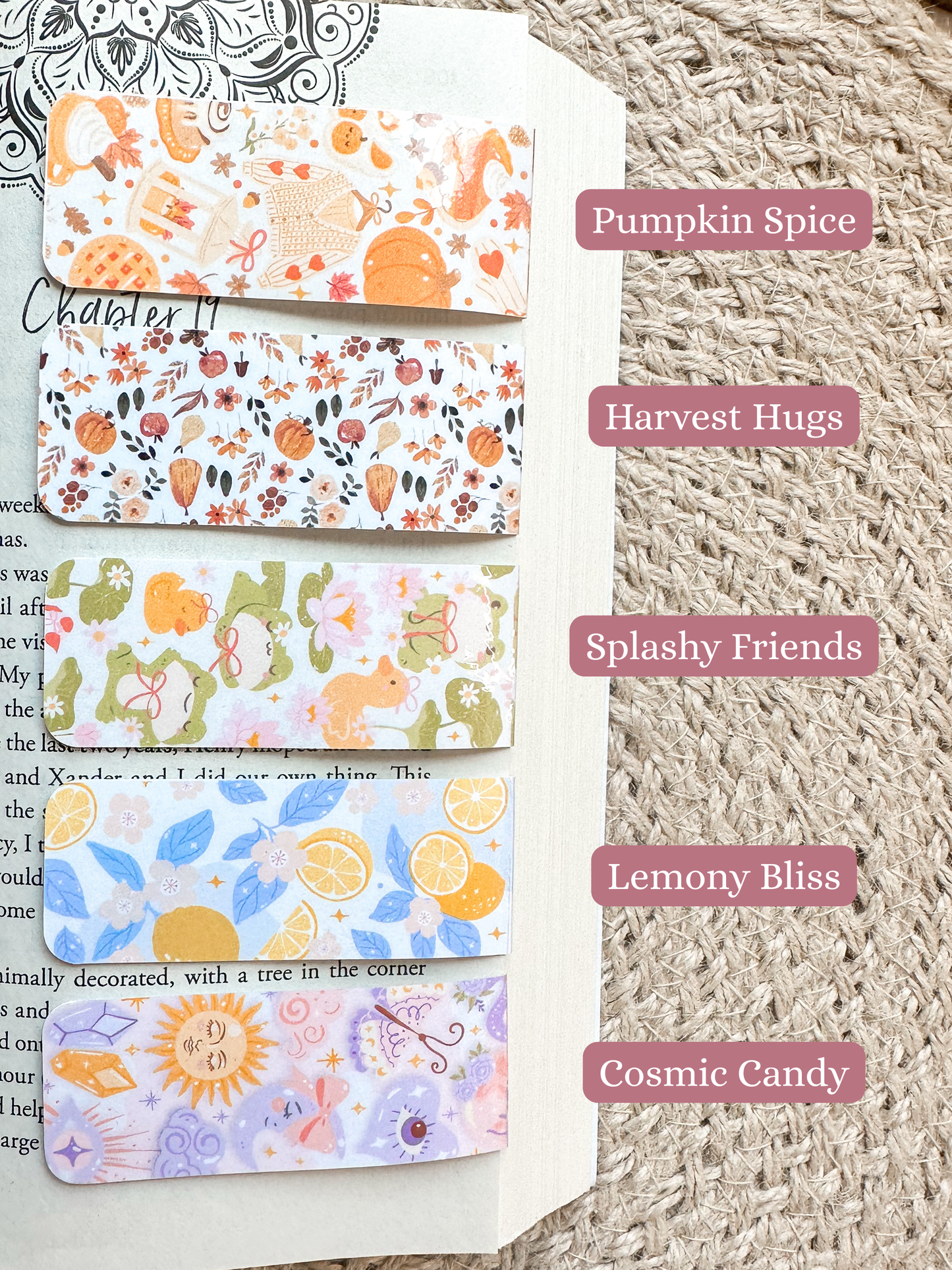 Magnetic Bookmarks Luna Beam Creations