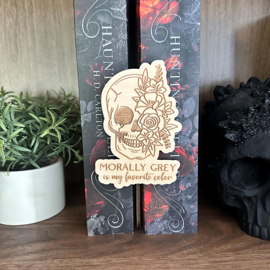 Morally Grey Book Charm Luna Beam Creations