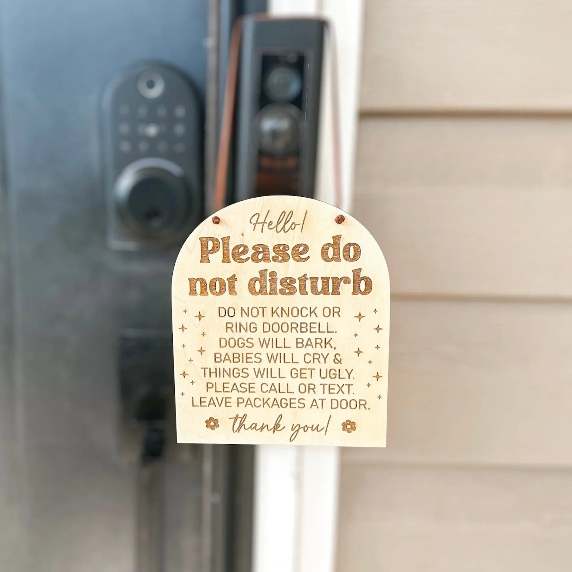 Do Not Disturb Sign Luna Beam Creations