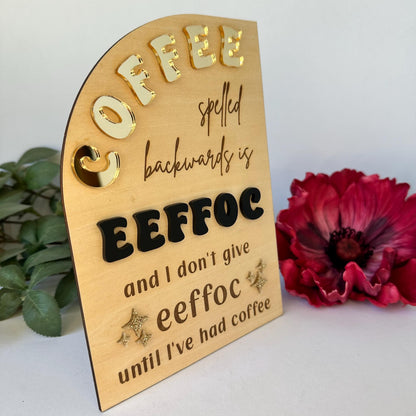 Coffee Bar Sign Luna Beam Creations