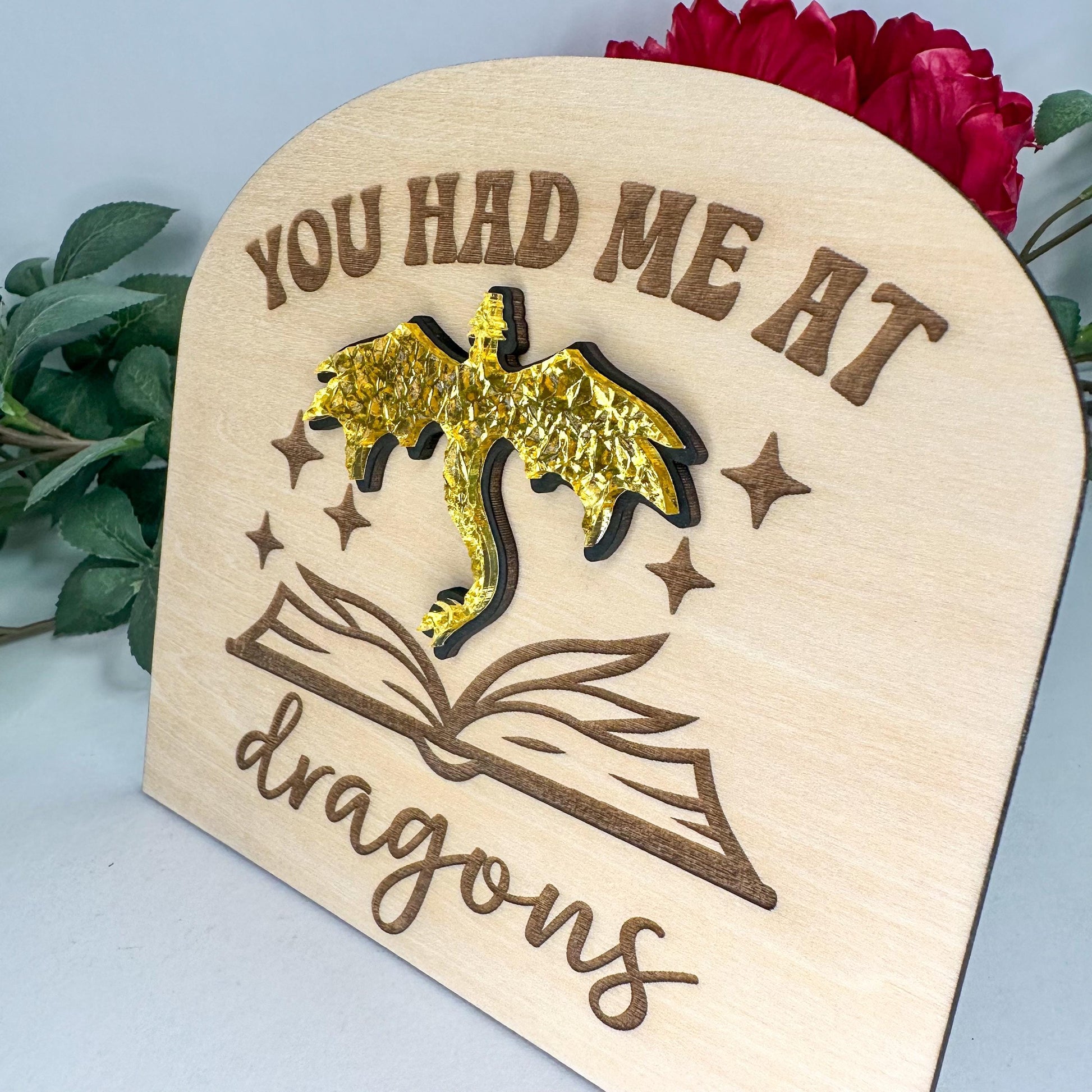 Dragon Book Sign Luna Beam Creations