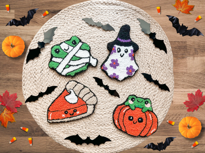 Halloween Themed Mug Rugs Luna Beam Creations