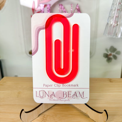 Jumbo Paperclip Bookmark Luna Beam Creations