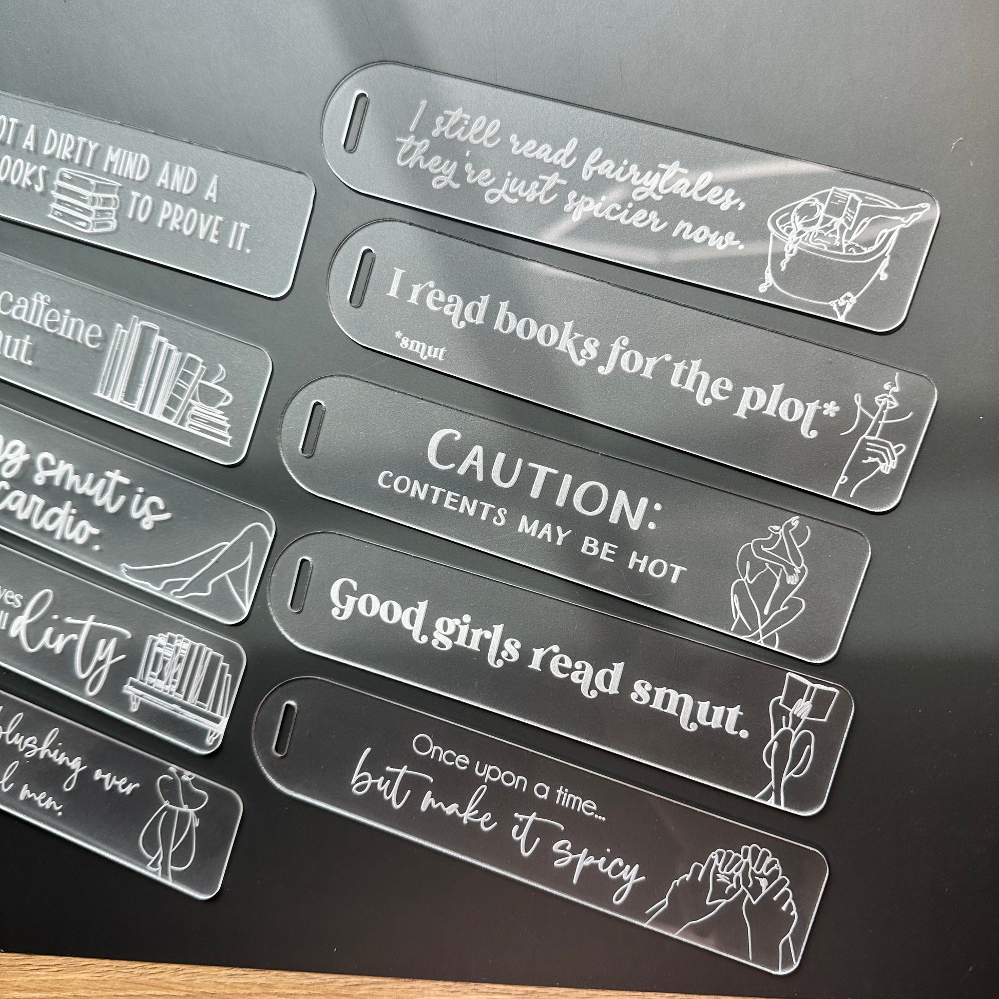 Smut Acrylic Bookmark Luna Beam Creations