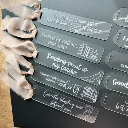 Smut Acrylic Bookmark Luna Beam Creations
