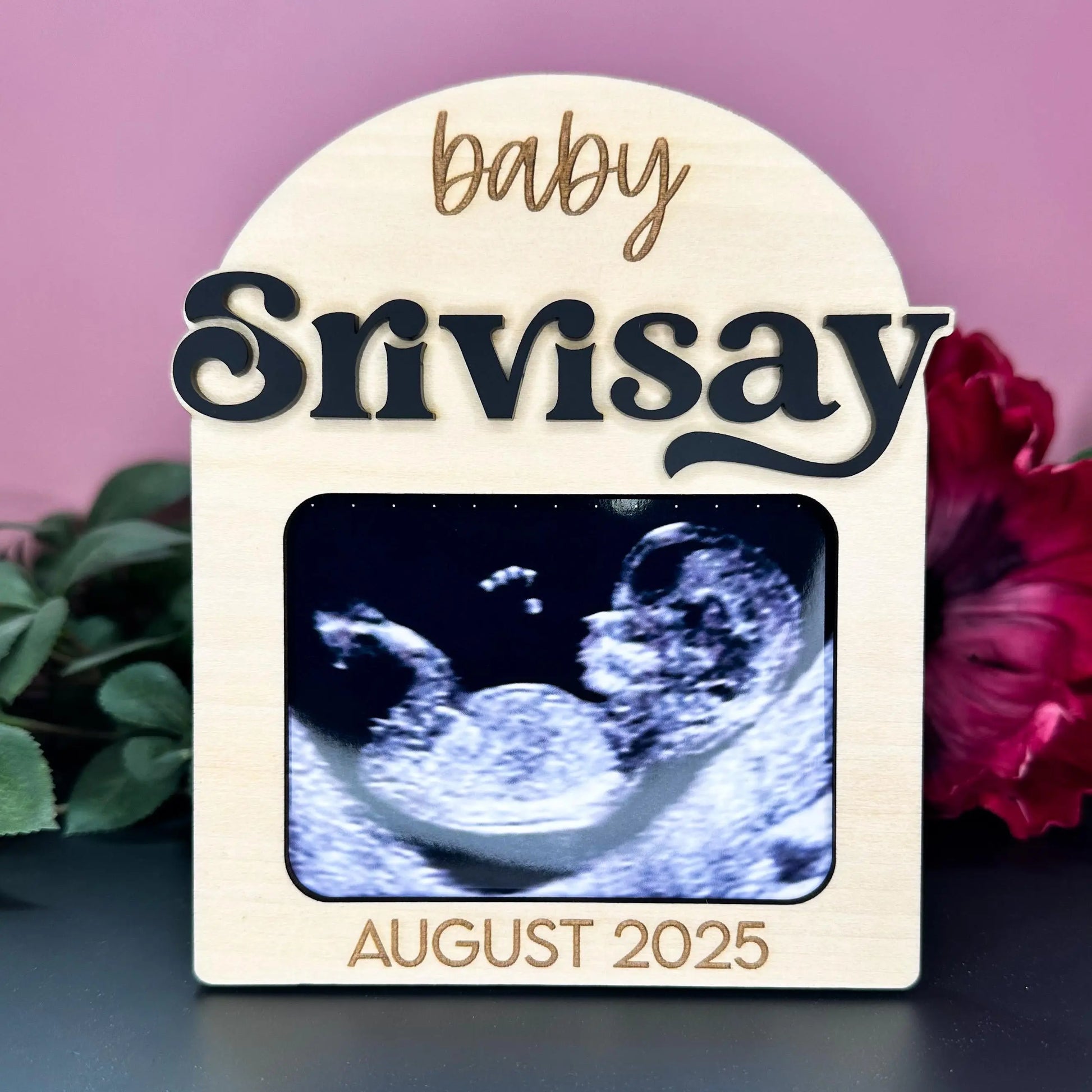Ultrasound Photo Frame Magnet Luna Beam Creations