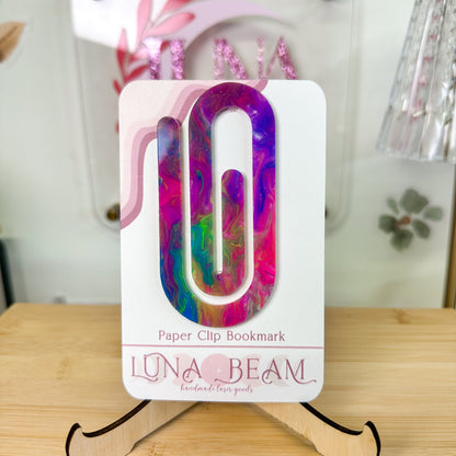 Jumbo Paperclip Bookmark Luna Beam Creations