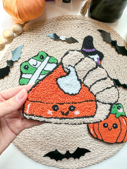 Halloween Themed Mug Rugs Luna Beam Creations