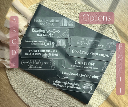Smut Acrylic Bookmark Luna Beam Creations
