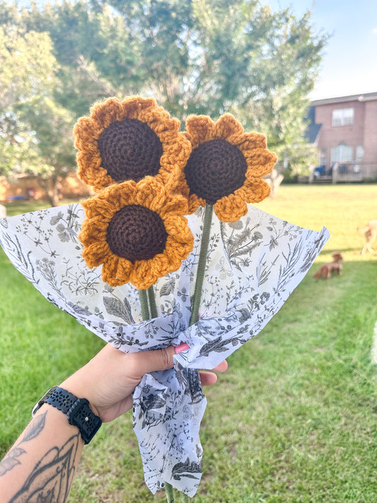 Crochet Sunflower Luna Beam Creations