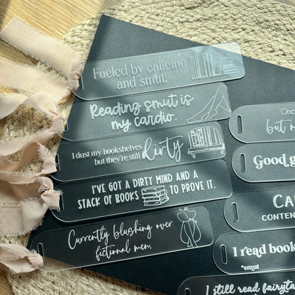Smut Acrylic Bookmark Luna Beam Creations