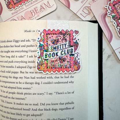 Smutty Book Club Magnetic Bookmark Luna Beam Creations