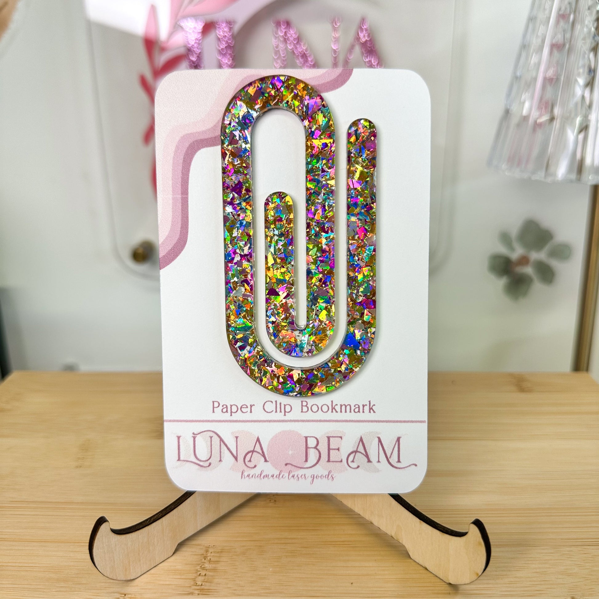 Jumbo Paperclip Bookmark Luna Beam Creations
