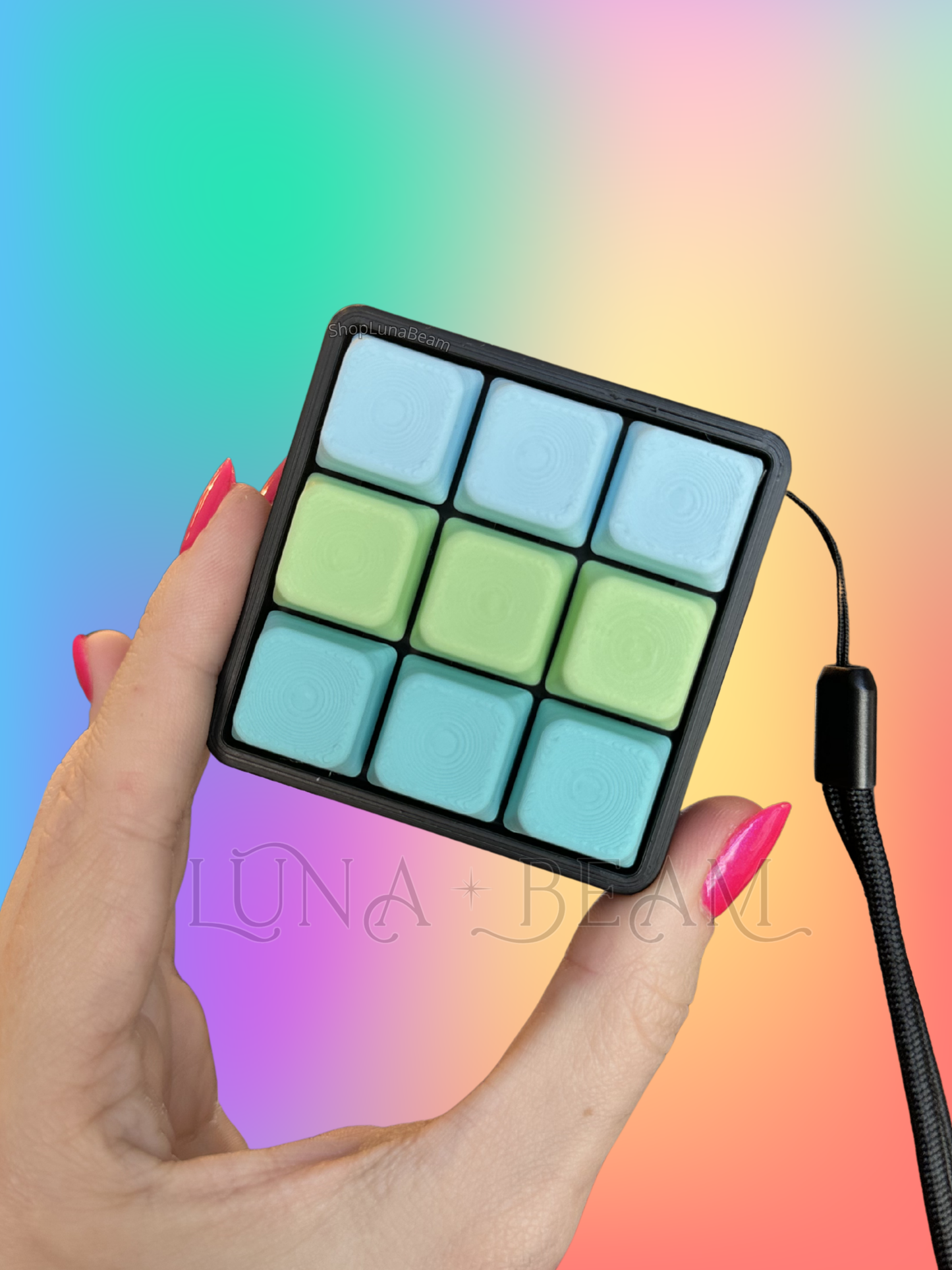 9 Key Clicker - Pick Your Colors!