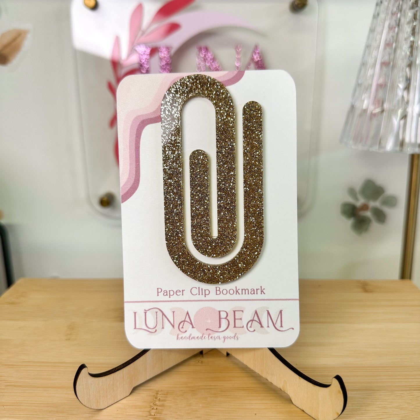 Jumbo Paperclip Bookmark Luna Beam Creations