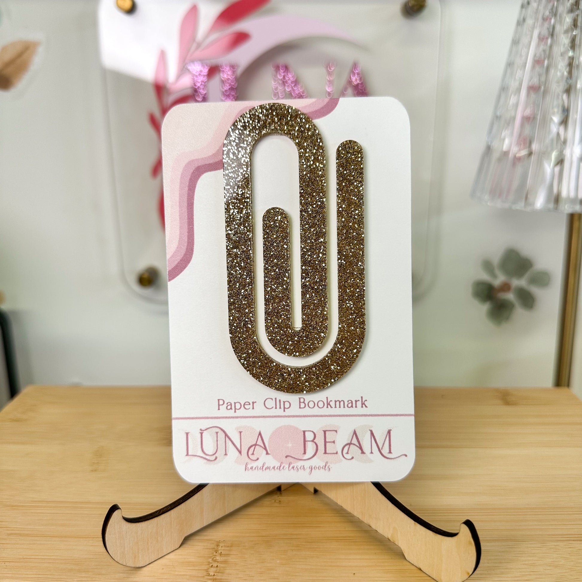 Jumbo Paperclip Bookmark Luna Beam Creations