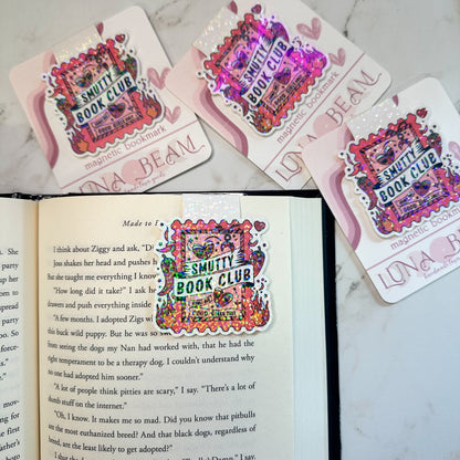 Smutty Book Club Magnetic Bookmark Luna Beam Creations