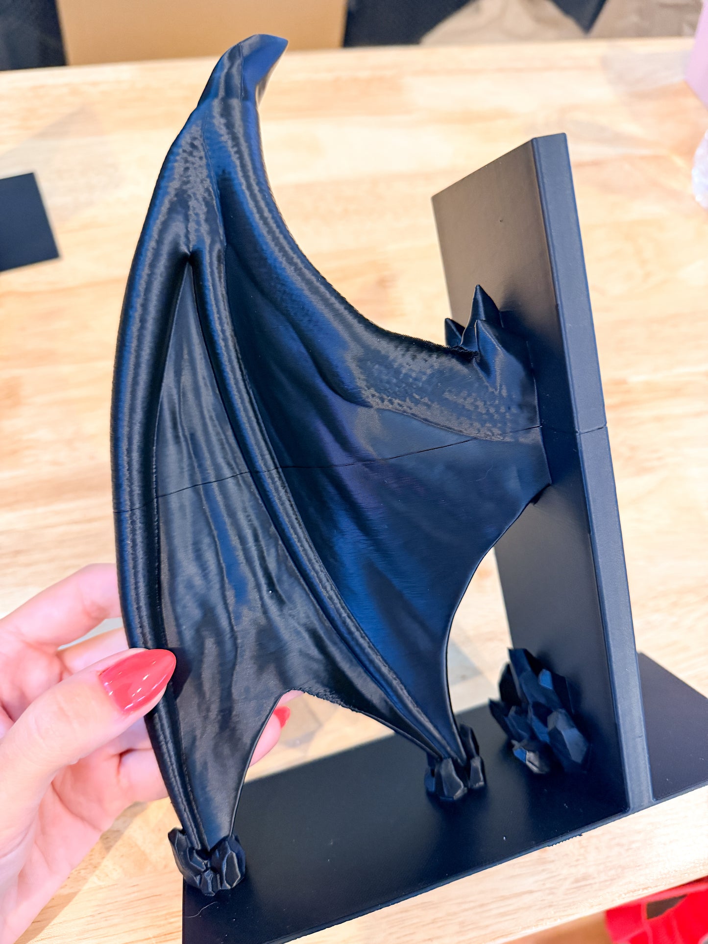 Bat Wing Bookend Set - Oopsie