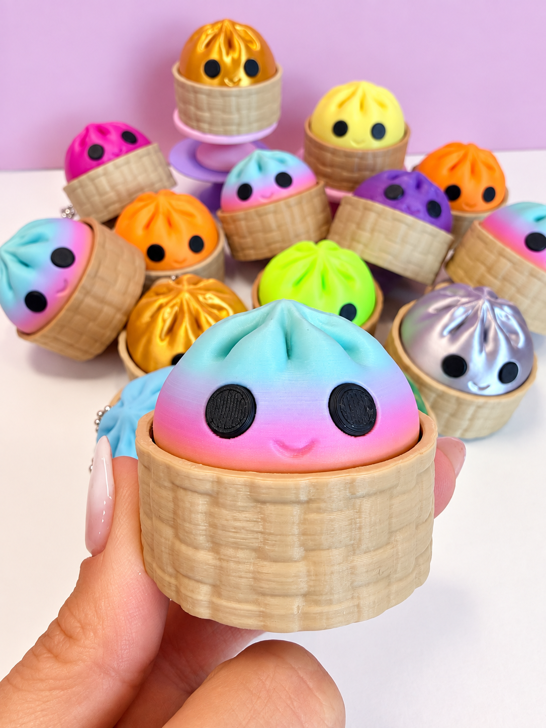 Mini Dumpling Clicker - Keychain