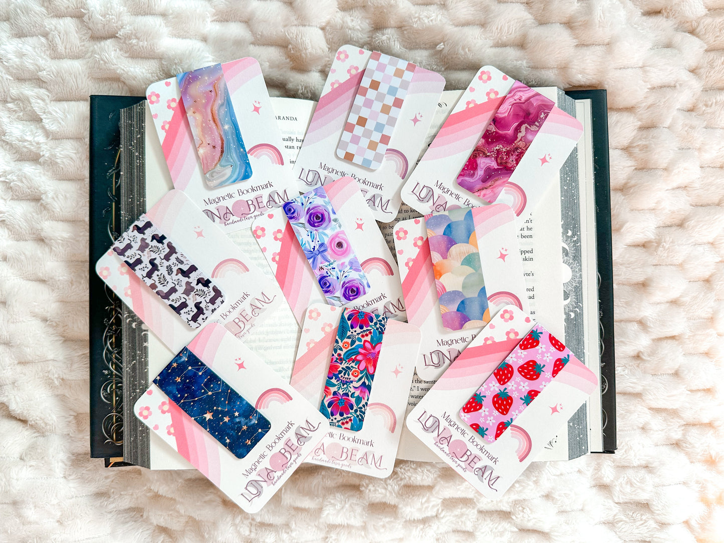 Magnetic Bookmarks Luna Beam Creations
