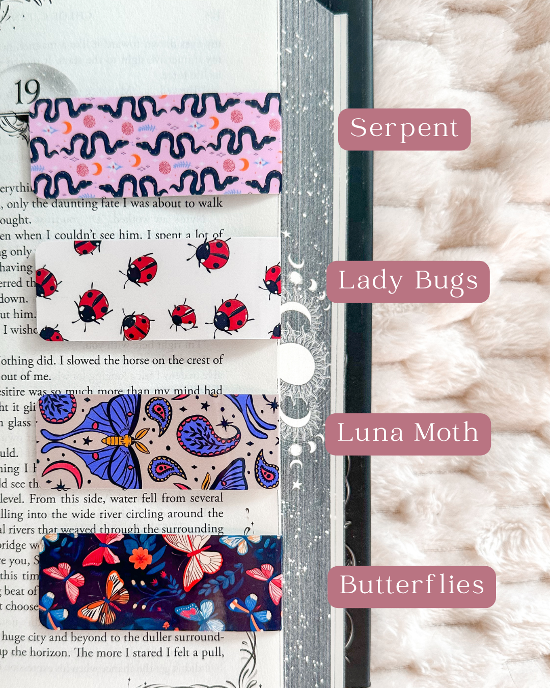 Magnetic Bookmarks Luna Beam Creations