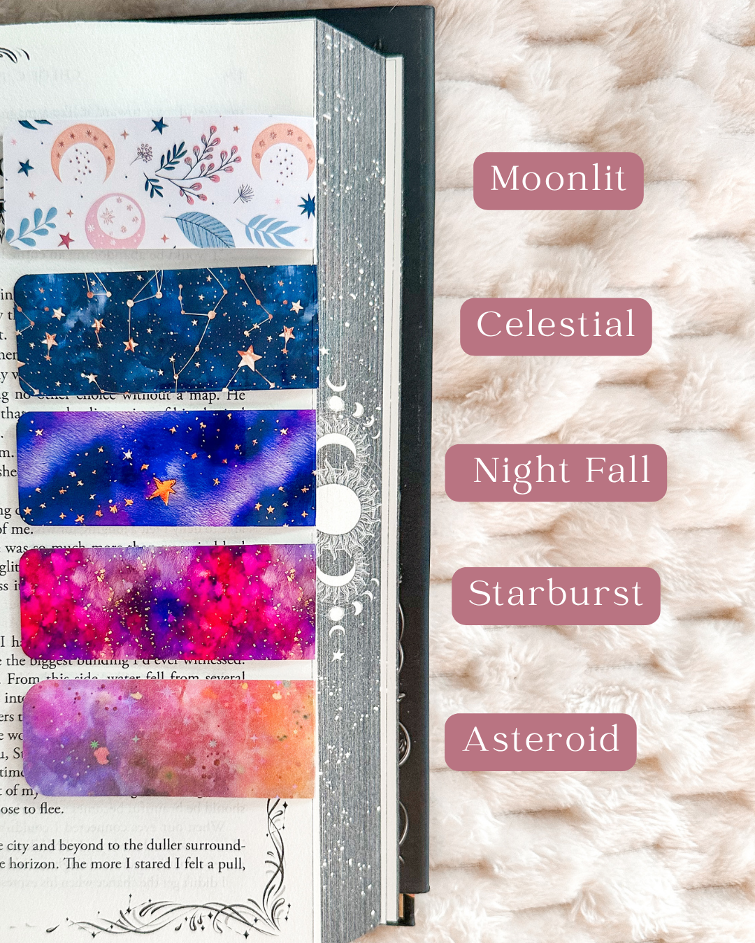 Magnetic Bookmarks Luna Beam Creations