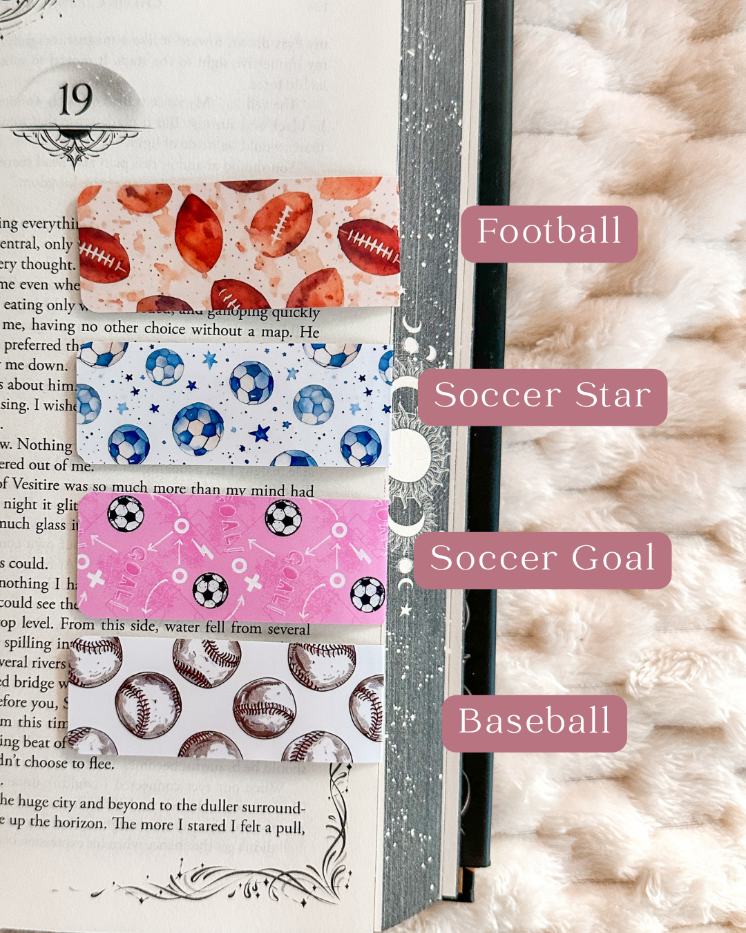Magnetic Bookmarks Luna Beam Creations