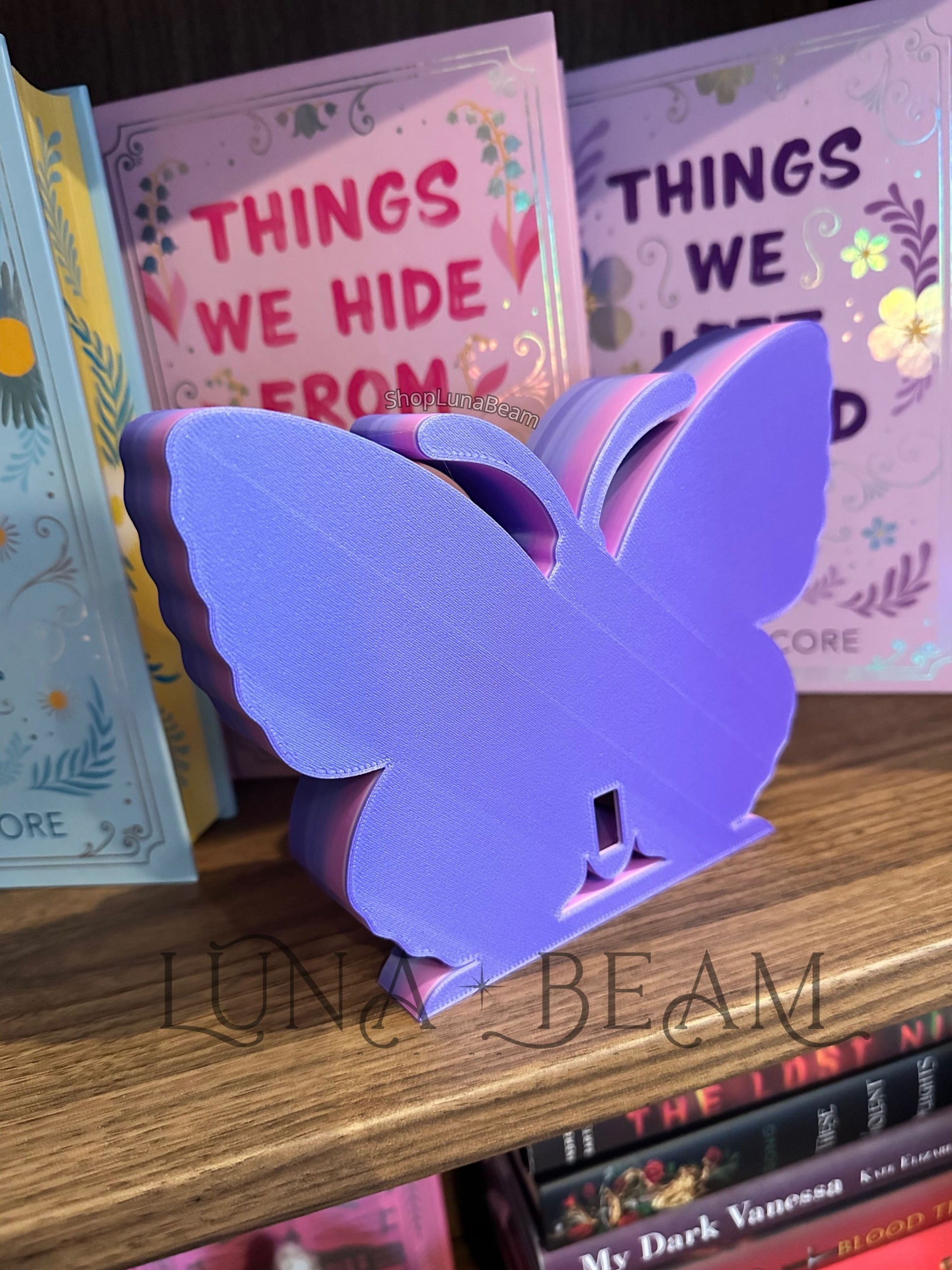 Butterfly Moth 3D Printed Light Box Luna Beam Creations