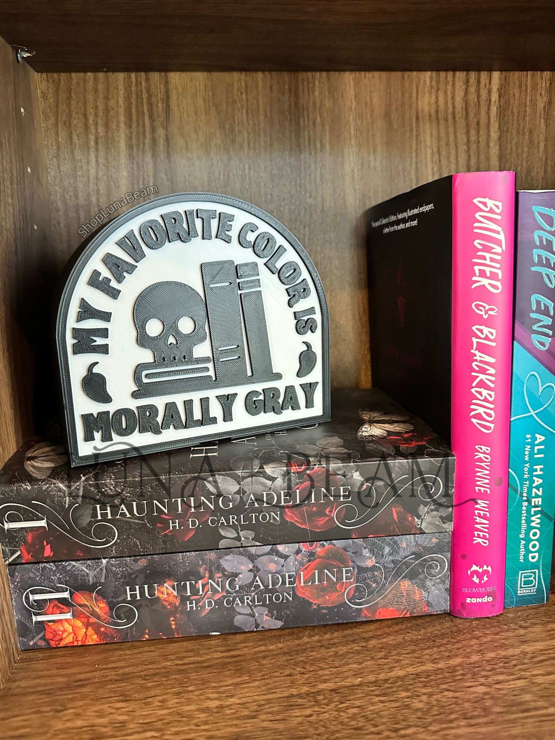Morally Gray 3D Printed Light Box Luna Beam Creations