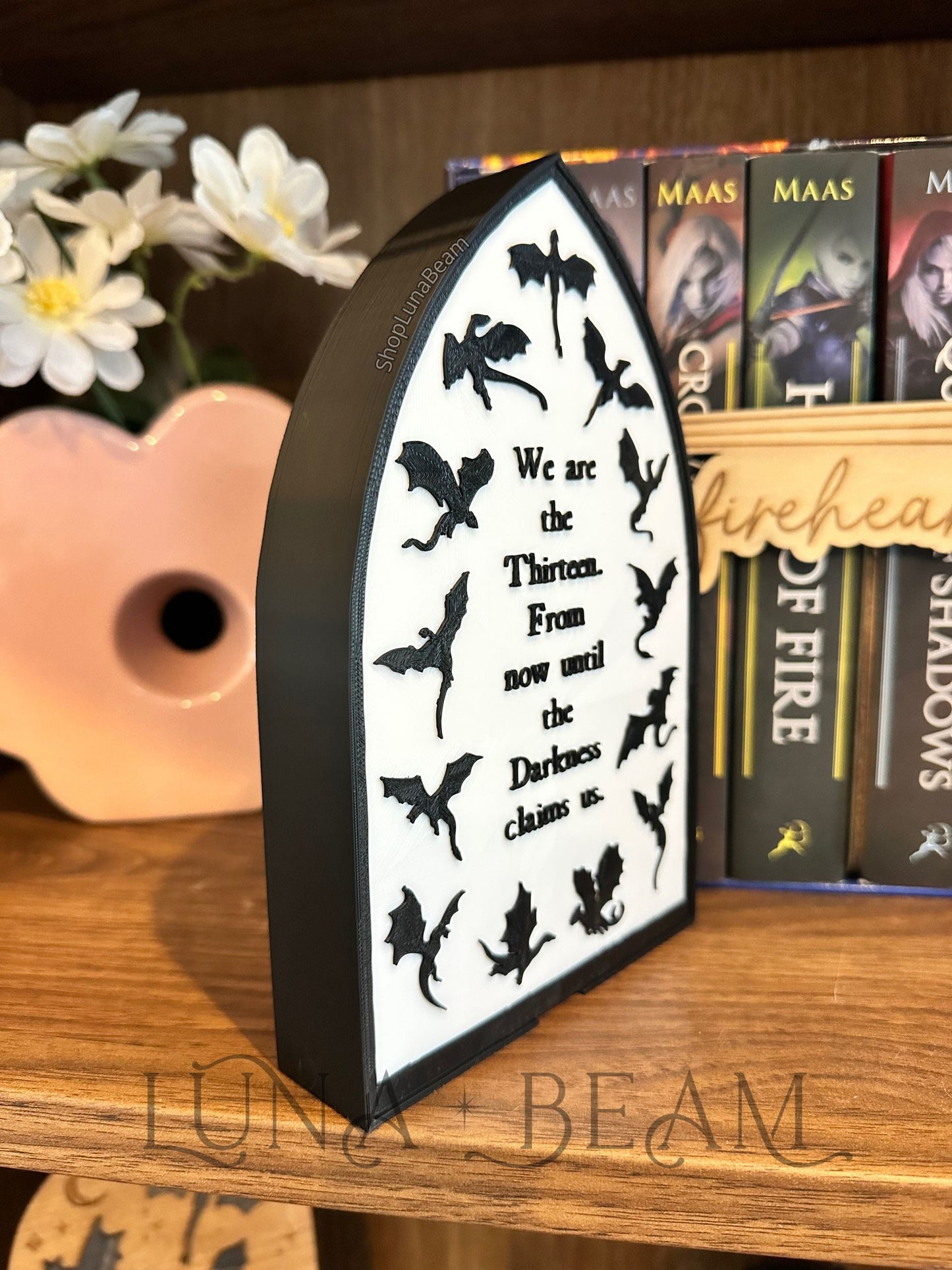 Throne of Glass Inspired 3D Printed Light Box Luna Beam Creations