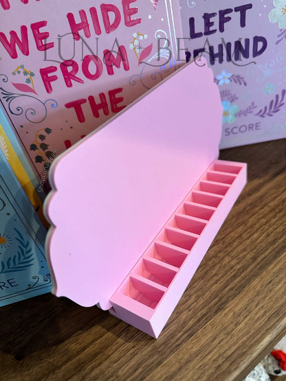 Book Tracker Display Luna Beam Creations