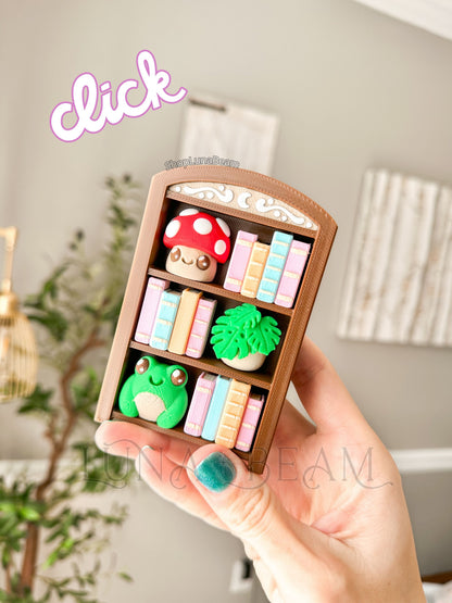 Bookcase Clicky Fidget Luna Beam Creations