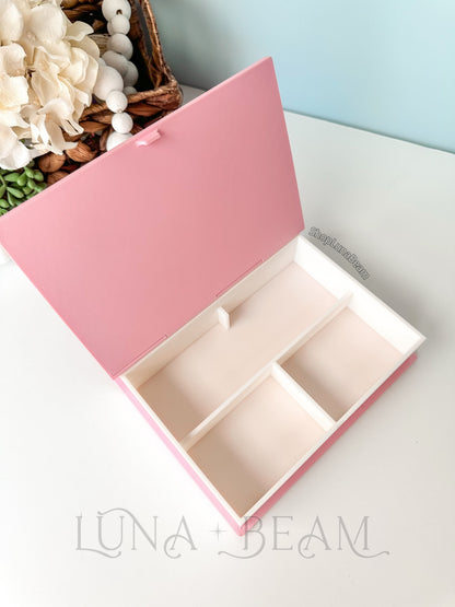 3D Printed Book Box for Kindle & Bookmarks Luna Beam Creations