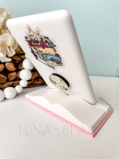 3D Printed Open Book Kindle Stand Luna Beam Creations