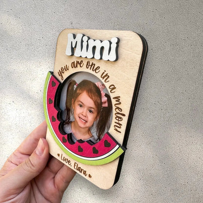 Watermelon Photo Frame Magnet Luna Beam Creations