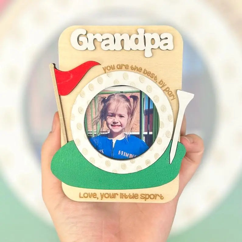 Golf Photo Frame Magnet Luna Beam Creations