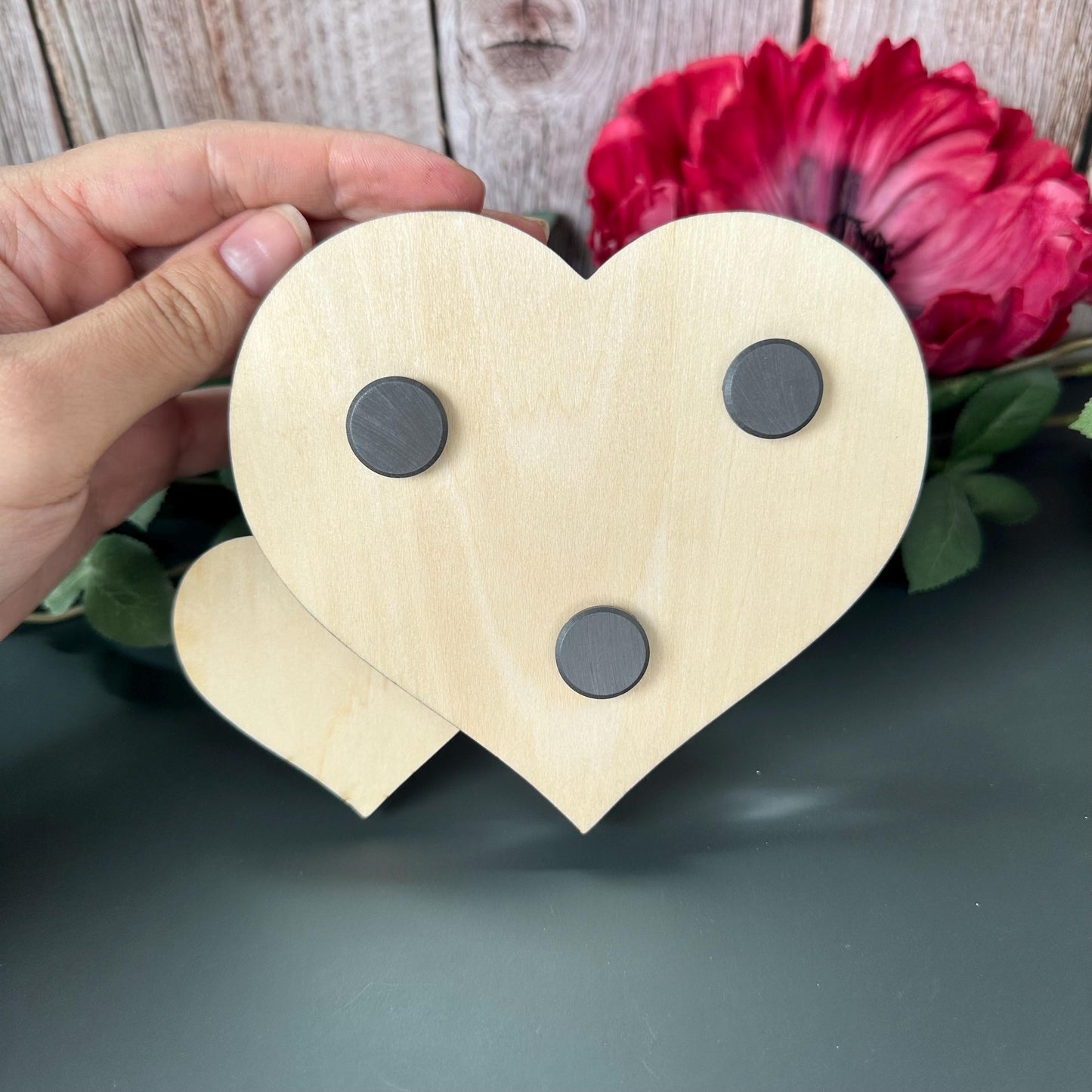 Heart Tokens Magnet Luna Beam Creations