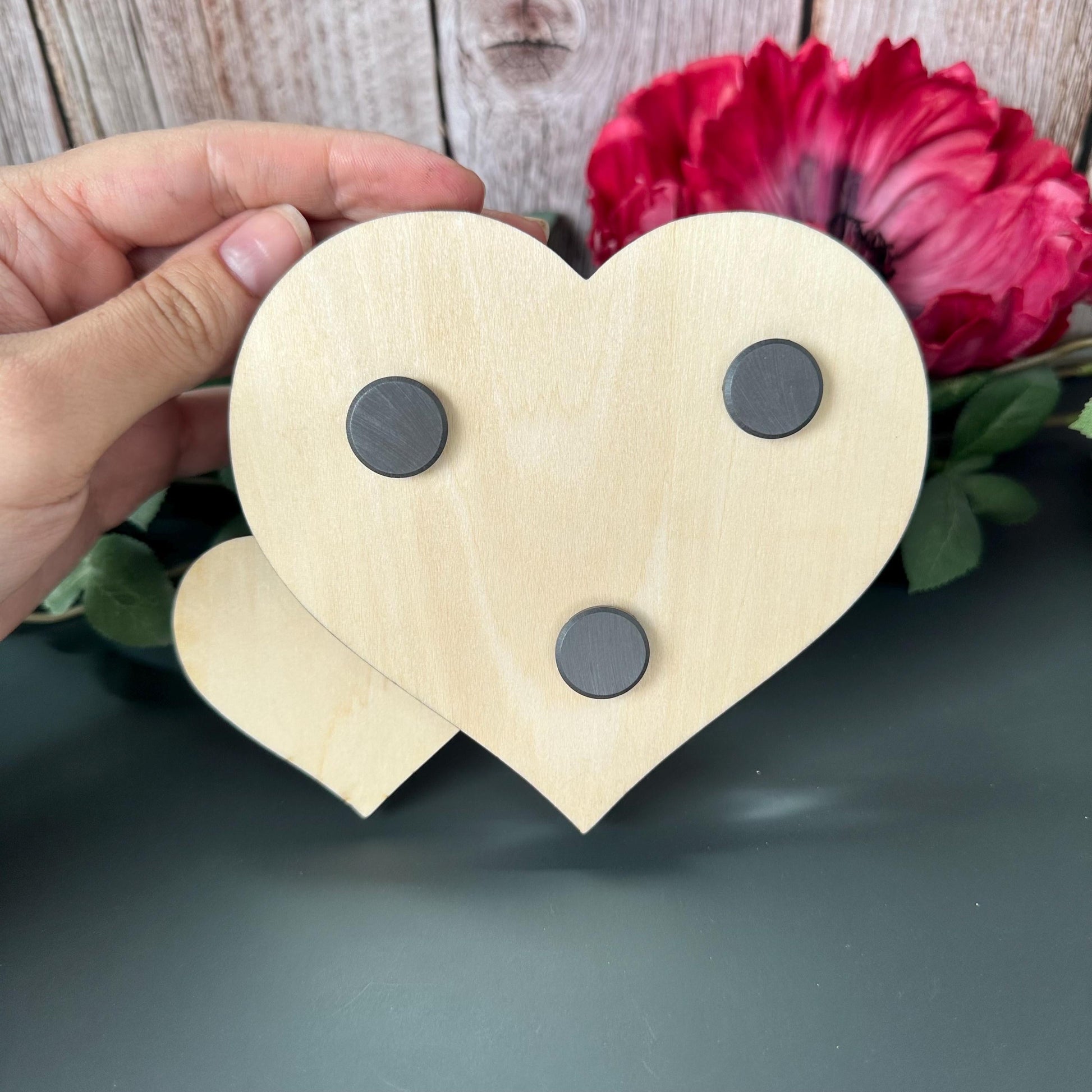 Heart Tokens Magnet Luna Beam Creations