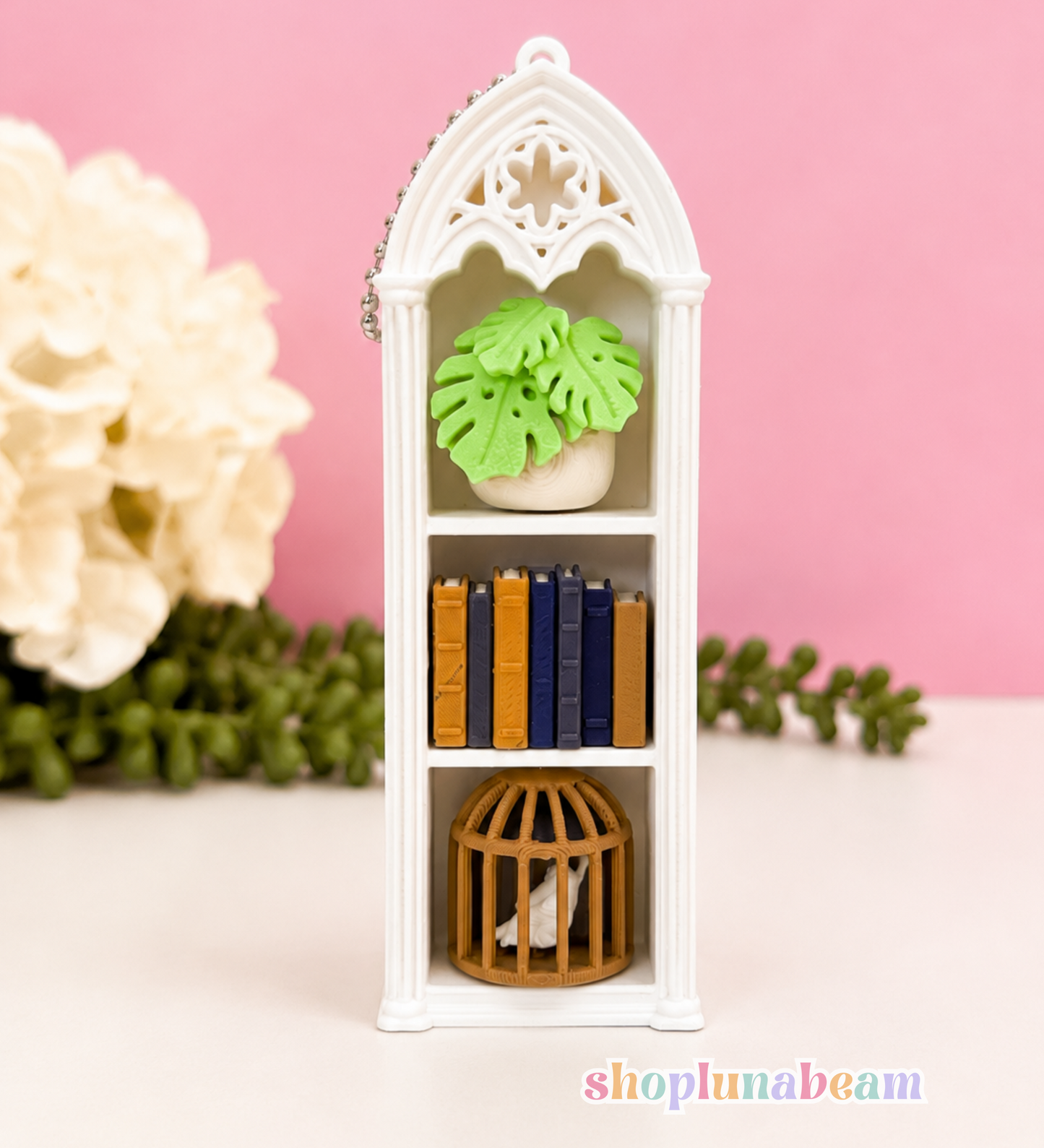 Birdcage Shelf Clicker [white]