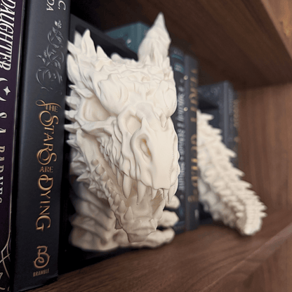 Bone Dragon Bookends