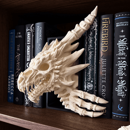 Bone Dragon Bookends
