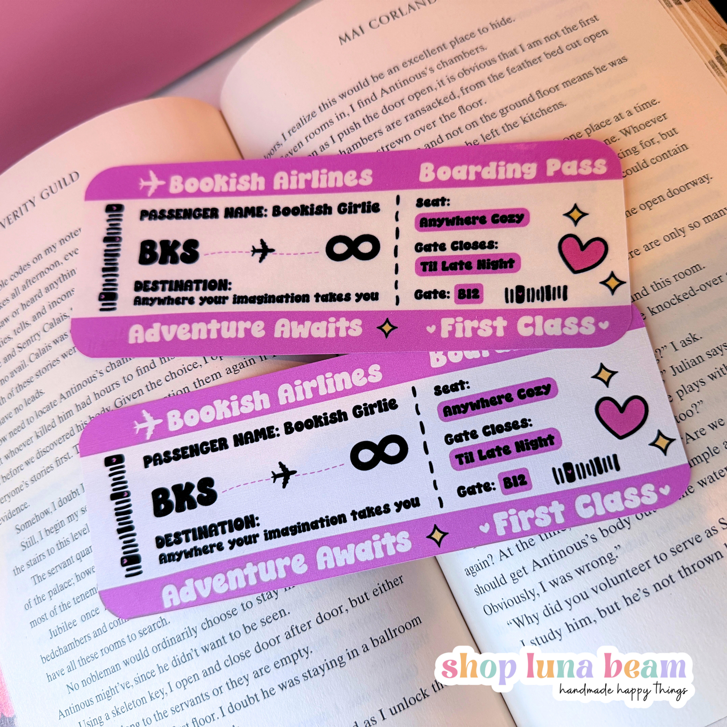 Bookish Airlines Bookmark